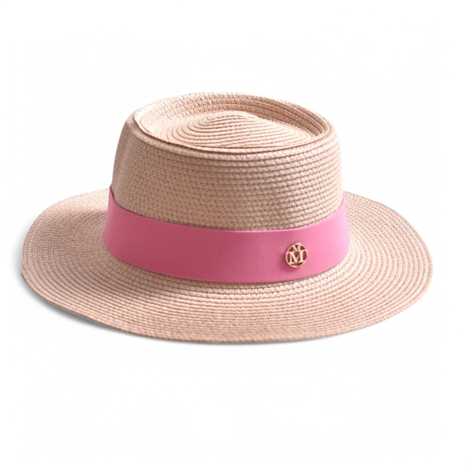 Klobúk s klobúkom z trávy – Retro elegancia a slnečná ochrana 