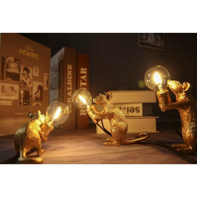Skrivbordslampa Mus – Original dekoration och trendig belysning 