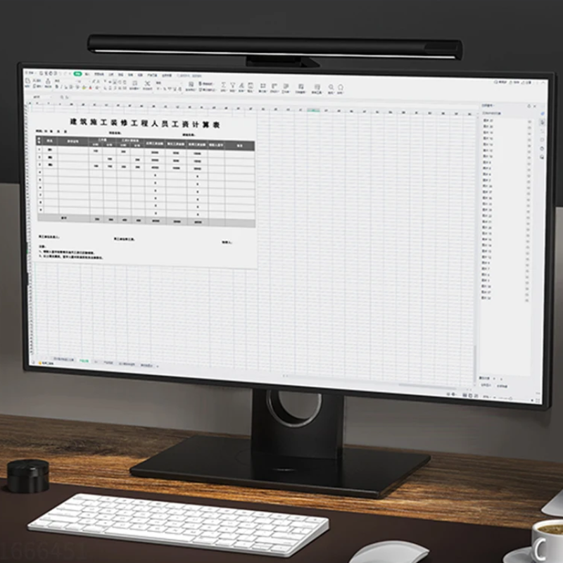 Lampada LED da Scrivania - Illuminazione Senza Fili per Schermo 