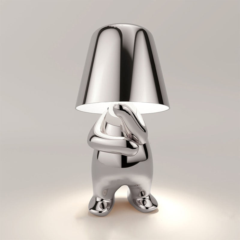 Moderní Stolní Lampa – Minimalistická Elegance A Jemné Světlo 