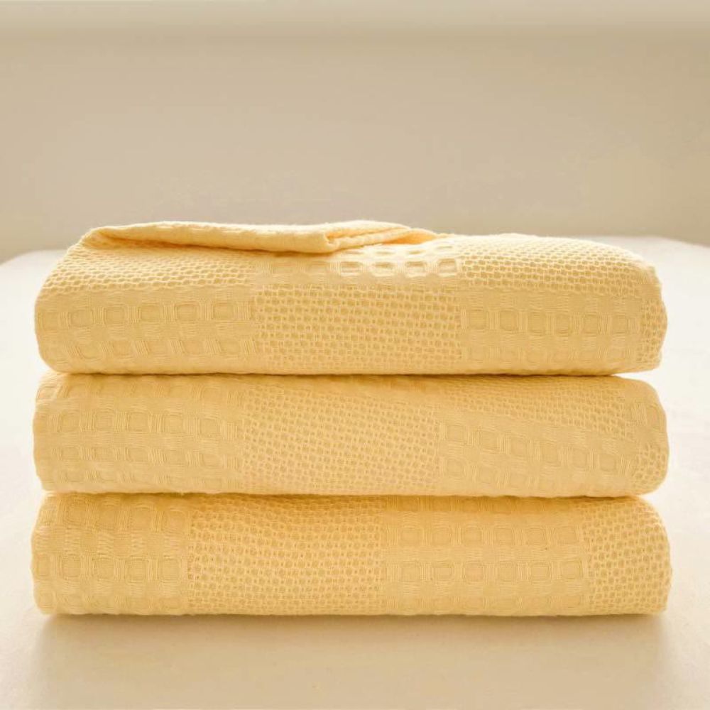 Coperta Pieghettata Di Lusso – Comfort Accogliente E Eleganza Naturale 