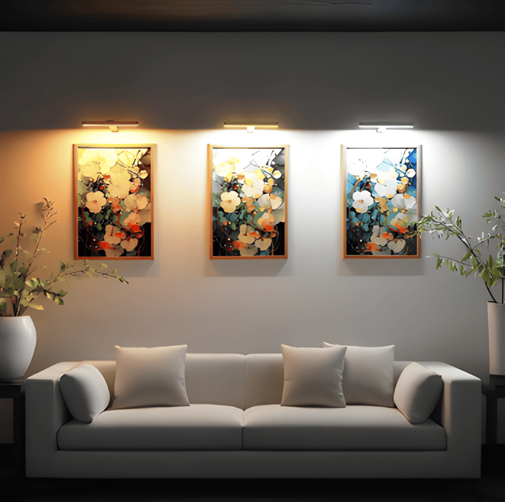 Lampă de perete cu LED reîncărcabilă USB fără fir - rotație completă și reîncărcare convenabilă