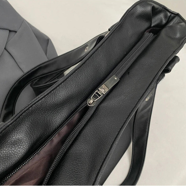 זיטה | תיק גדול עם ידית רכה ורצועה נשלפת – אלגנטיות ונוחות 