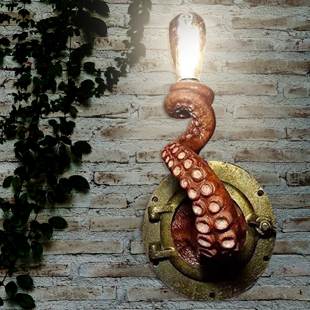 Apajare de perete originală – design tentacul inspirat de mare 