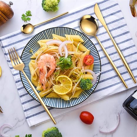 Σετ Μαχαιροπίρουνα 24 Τεμαχίων – Κομψή Φινίρισμα Για Εκλεπτυσμένο Τραπέζι 