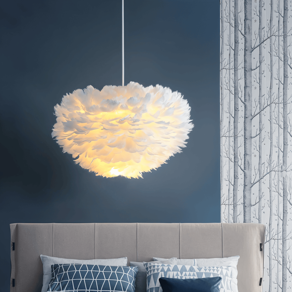 Lampada a sospensione Plumes - Illuminazione morbida e stile raffinato