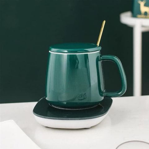 Taza Calentadora Eléctrica — Bebidas Siempre a la Temperatura Adecuada 