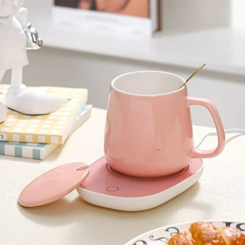 Elektrický Hřejivý Hrnek — Nápoje Vždy Při Správné Teplotě 