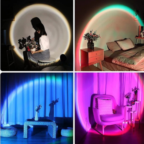 Lampe Coucher De Soleil Intelligente — Décor Moderne Et Bien-Être Lumineux