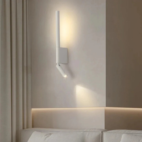 Nástěnné LED svítidlo s čtecí lampou – Praktické a elegantní 