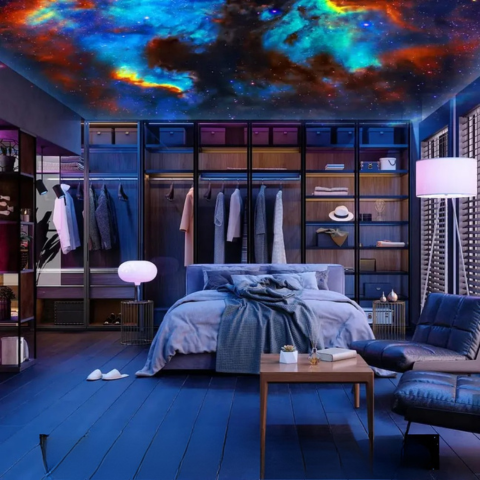 Forgó Projektor Lámpa – 360° Csillagálom Otthon 