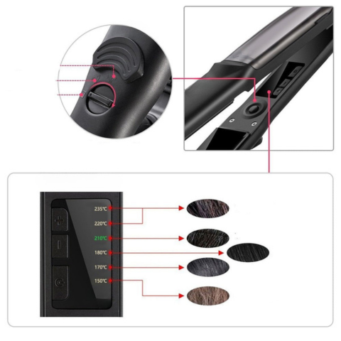 Îndreptător de Păr cu Vapori – Încălzire Rapidă și Rezultate Durabile 