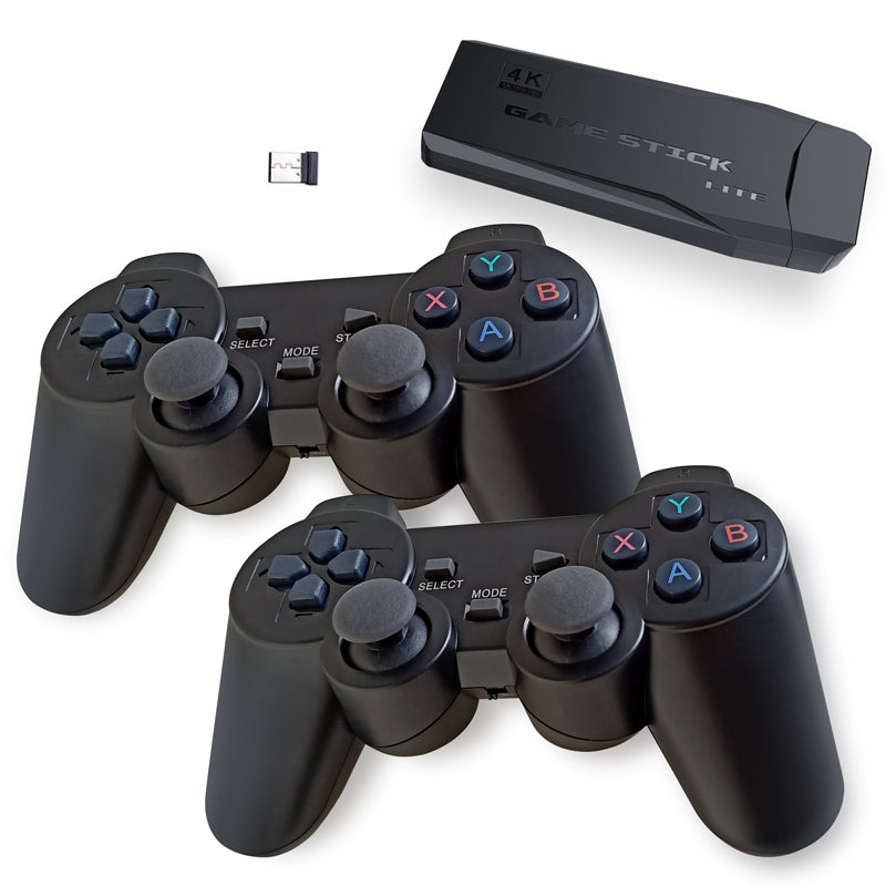 Retro Spelkonsol – 4K Upplevelse Och Dubbel Joystick 
