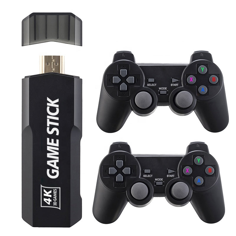 Retro Spelkonsol – 4K Upplevelse Och Dubbel Joystick 