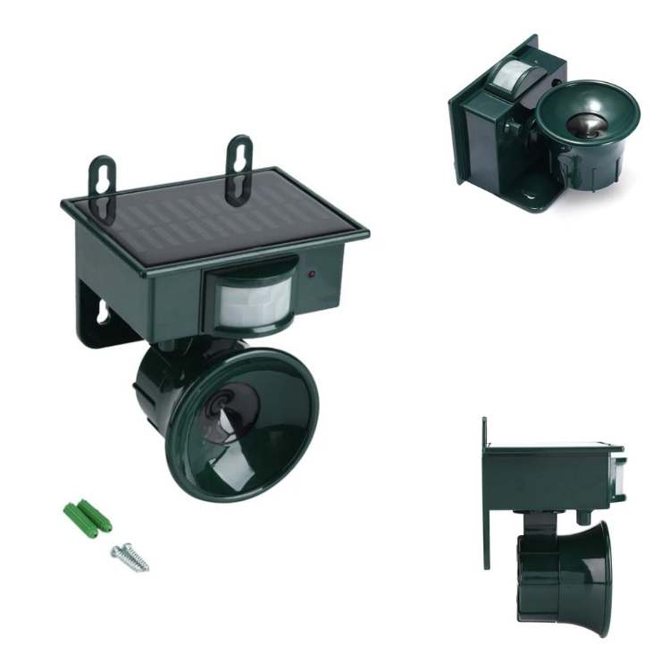 Elektroniczny odstraszacz do ogrodu — odstrasza ptaki i chroni Twoje przestrzenie 