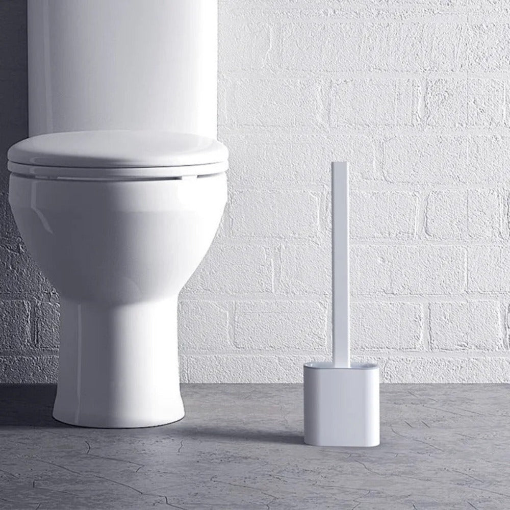 Spazzola per WC in silicone flessibile – Design durevole e antibatterico 