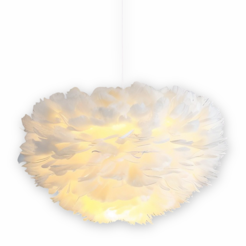 Lampada a sospensione Plumes - Illuminazione morbida e stile raffinato