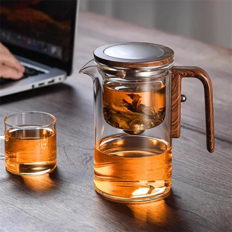 Tetera De Vidrio Con Infusor — Elegancia Y Sencillez En El Día A Día 