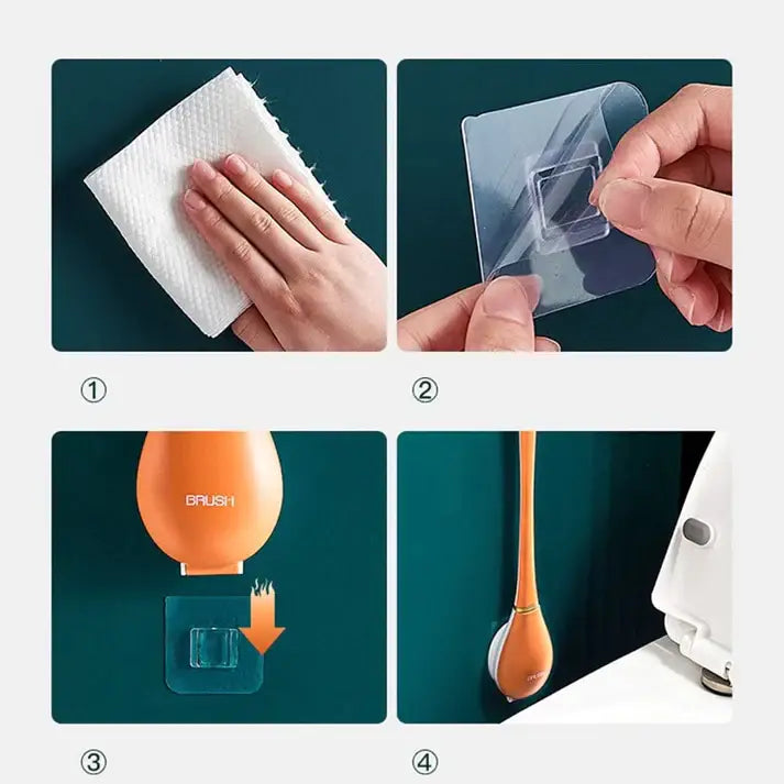 SmartBrush - Elegant and hygienic silicone wc brush