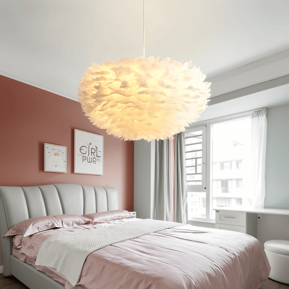 Lampada a sospensione Plumes - Illuminazione morbida e stile raffinato
