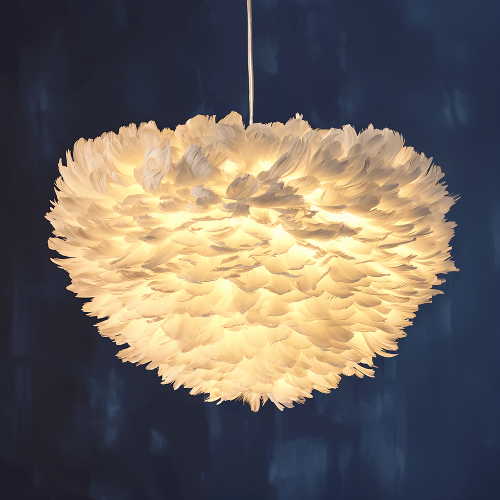 Lampada a sospensione Plumes - Illuminazione morbida e stile raffinato