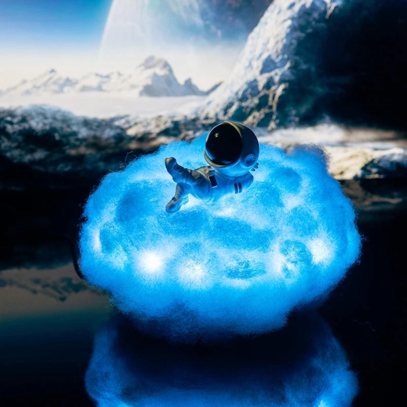 Lampa dekoracyjna Chmura Astronauta – świetlna i magiczna ucieczka 