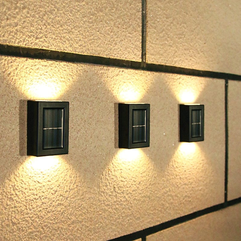 Aplicație Solară de Perete – Iluminare Automată pentru Exterior 