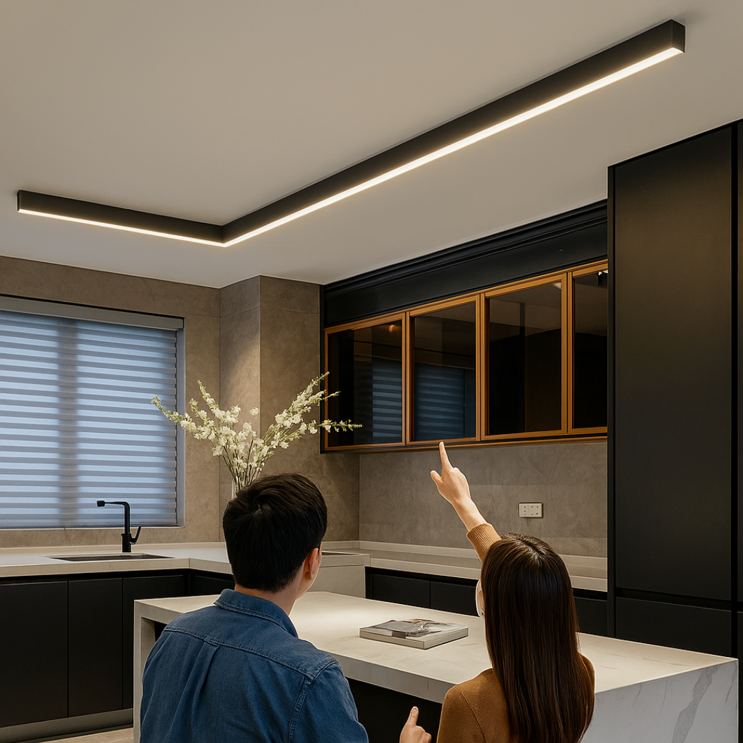 Minimalistické LED stropné svietidlo - škandinávsky dizajn 