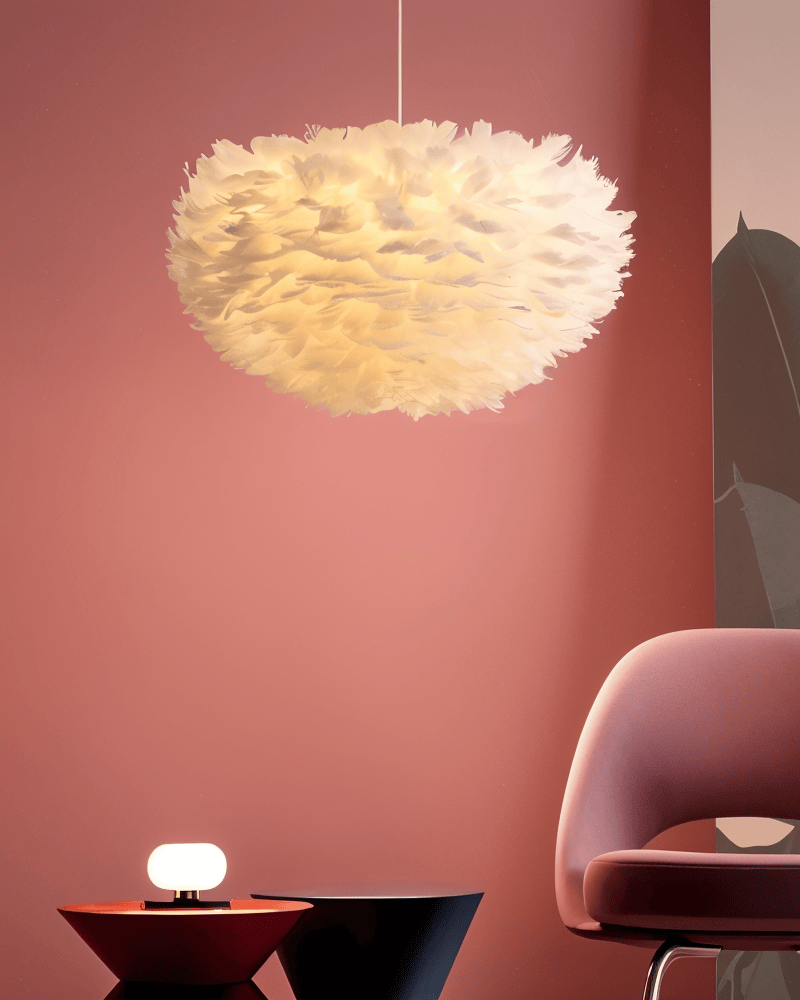 Lampada a sospensione Plumes - Illuminazione morbida e stile raffinato