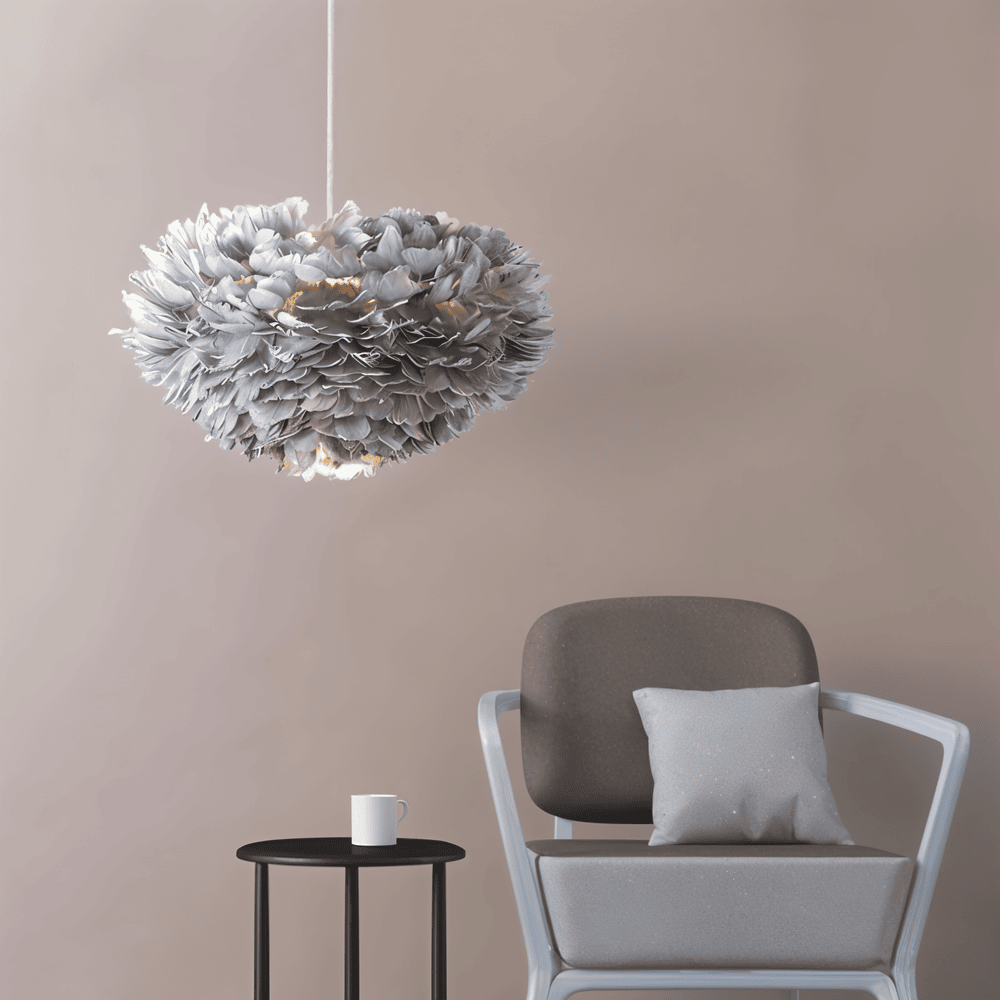 Lampada a sospensione Plumes - Illuminazione morbida e stile raffinato