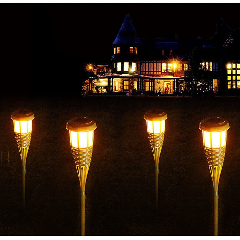 Lámpara Solar Tiki - Ilumina Tus Noches Con Estilo 