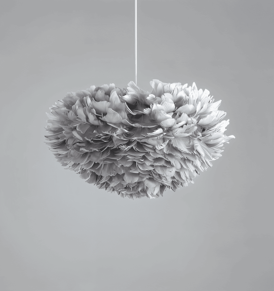 Lampada a sospensione Plumes - Illuminazione morbida e stile raffinato