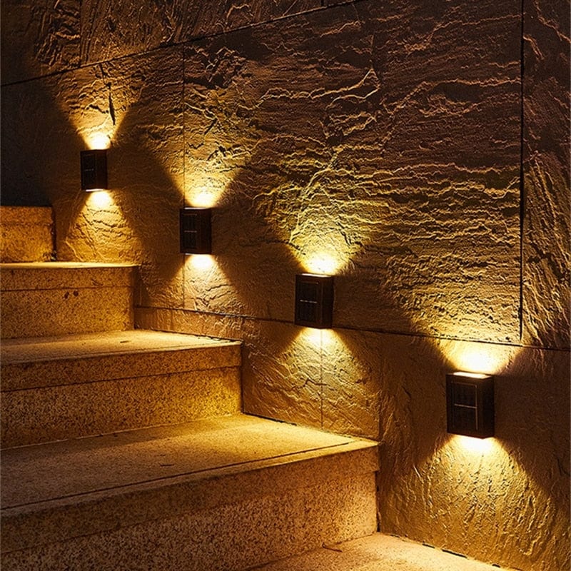 Aplicație Solară de Perete – Iluminare Automată pentru Exterior 