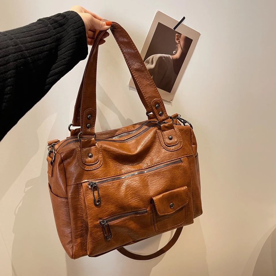 Belmonde | Stor Skolväska Med Axelrem – Praktisk Och Daglig Elegans 